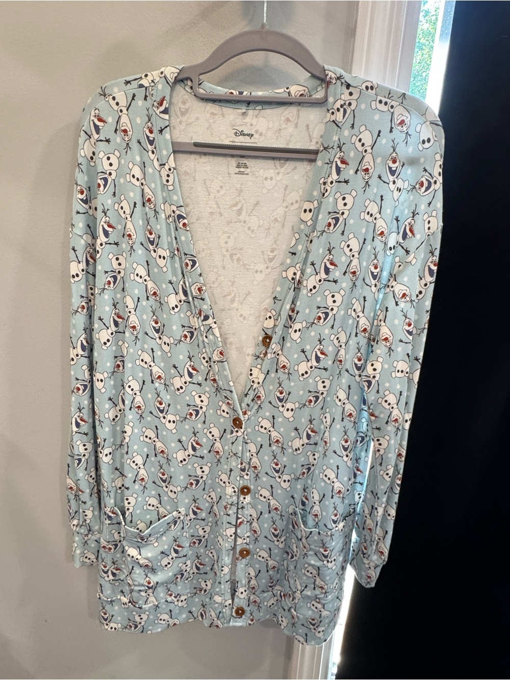 Posh Peanut Disney Frozen Olaf Button Front Cardigan | S/M